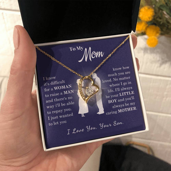 [Almost Sold Out] To My Mom - Loved Mother - Forever Love Necklace