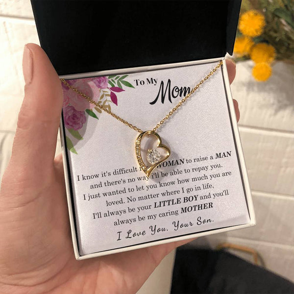 To My Loving Mother - I love you  (Forever Love Necklace)