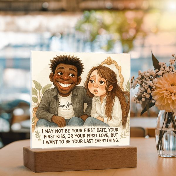 "With You Forever" - Personalized Printed Acrylic