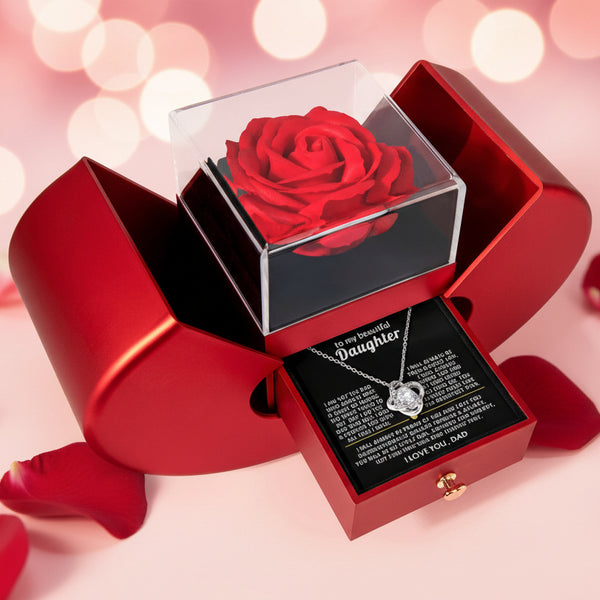 To Daughter - Love Dad - [Rose Box]