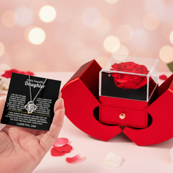 To Daughter - Love Dad - [Rose Box]