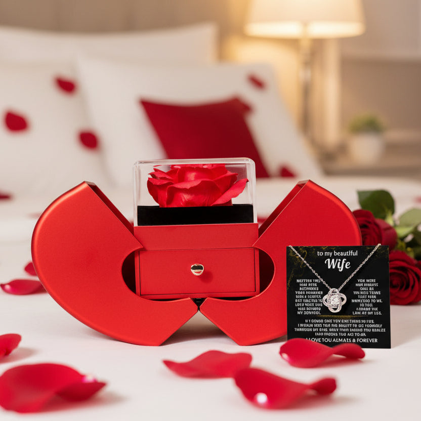 To Wife - Love Husband - [Rose Box]