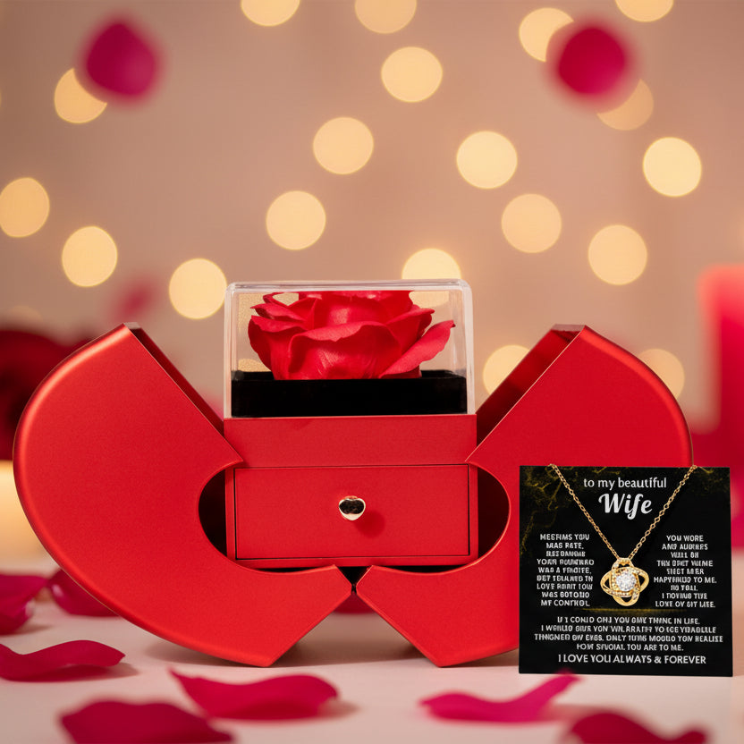 To Wife - Love Husband - [Rose Box]
