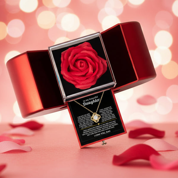 To Daughter - Love Dad - [Rose Box]
