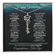 Happy Graduation, I am so proud of you  - Graduation Cap Name Necklace ( Almost Gone )