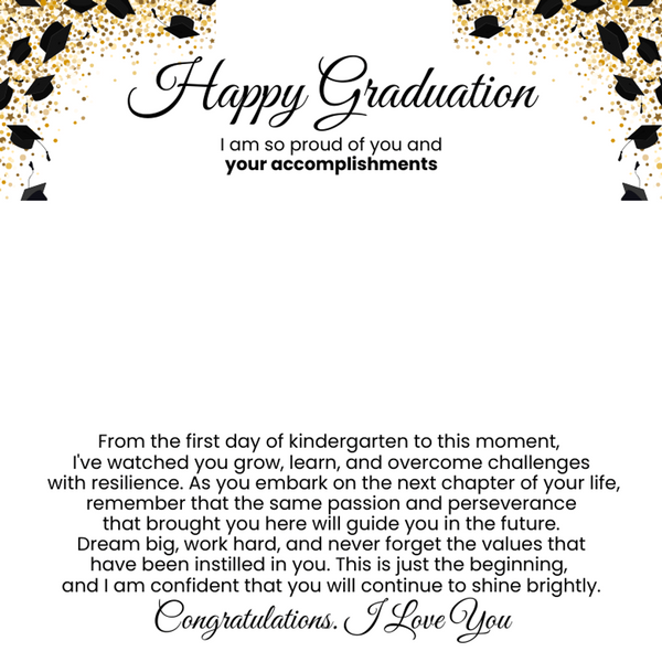 [ Few left only ] Happy Graduation, I am so proud of you and your accomplishments - Red Heart Rose Box