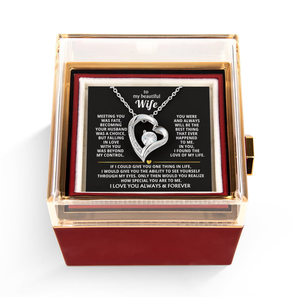 To My Wife - You were and always will be the best thing that ever happened to me [ Rotating Rose Box ]