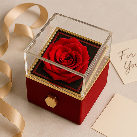 To My Wife - You were and always will be the best thing that ever happened to me [ Rotating Rose Box ]
