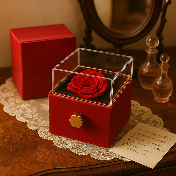 To My Wife - You were and always will be the best thing that ever happened to me [ Rotating Rose Box ]