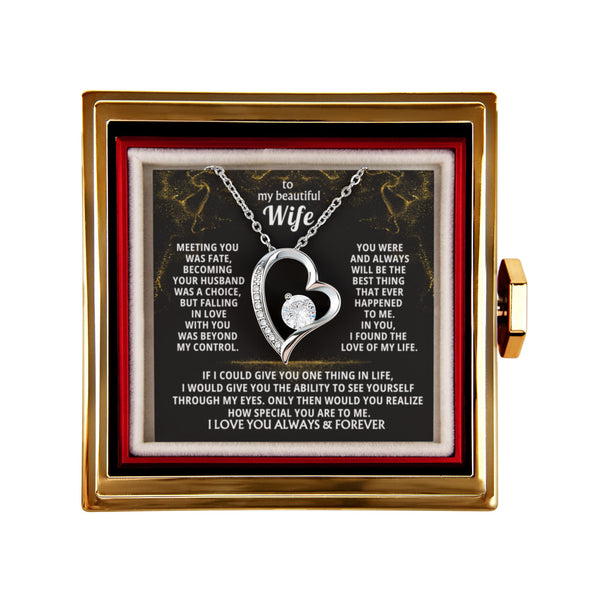 To My Beautiful Wife - I found the love of my life [ Rotating Rose Box ]