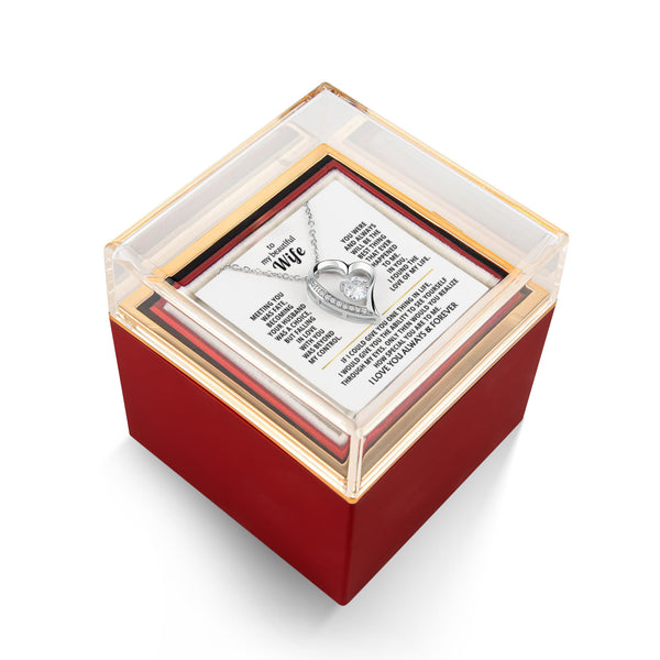 To My Wife - When You Need A Hug , Hold This Close To Feel My Love [ Rotating Rose Box ]