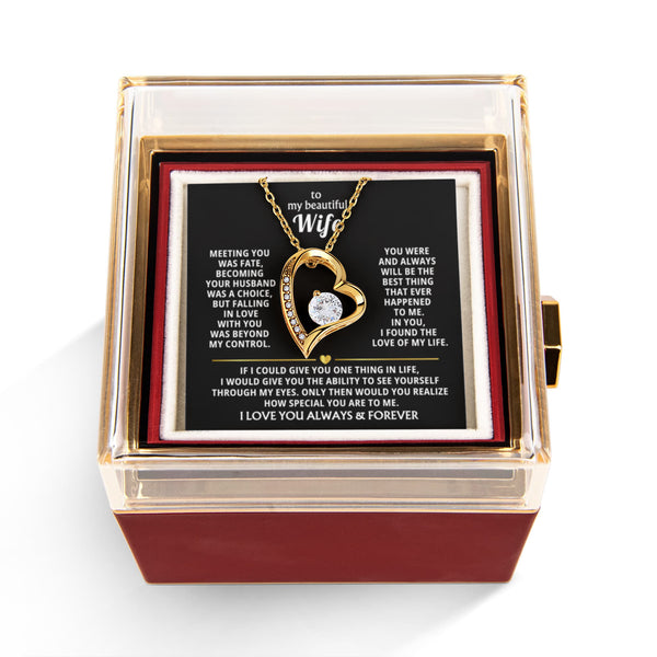 To My Wife - You were and always will be the best thing that ever happened to me [ Rotating Rose Box ]
