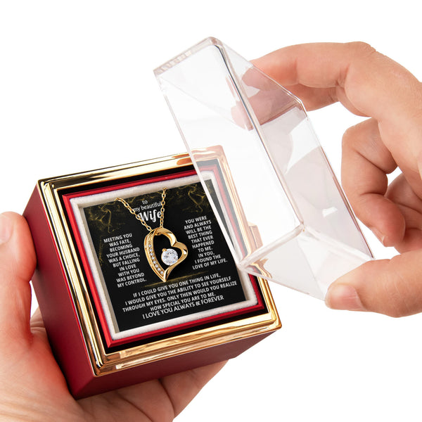To My Beautiful Wife - I found the love of my life [ Rotating Rose Box ]