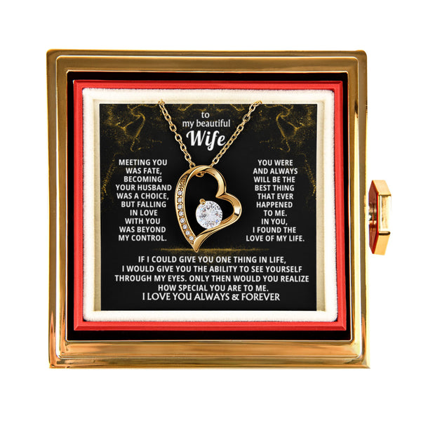 To My Beautiful Wife - I found the love of my life [ Rotating Rose Box ]