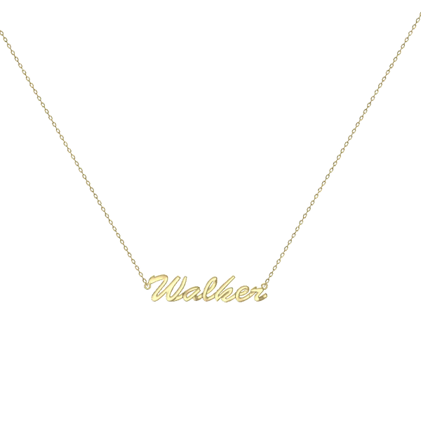 Luxe Name Necklace | 18K Gold Plated