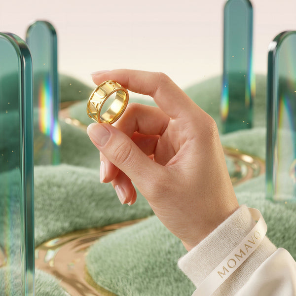 Classic CharmMark Lucky Ring | 18K Gold Plated