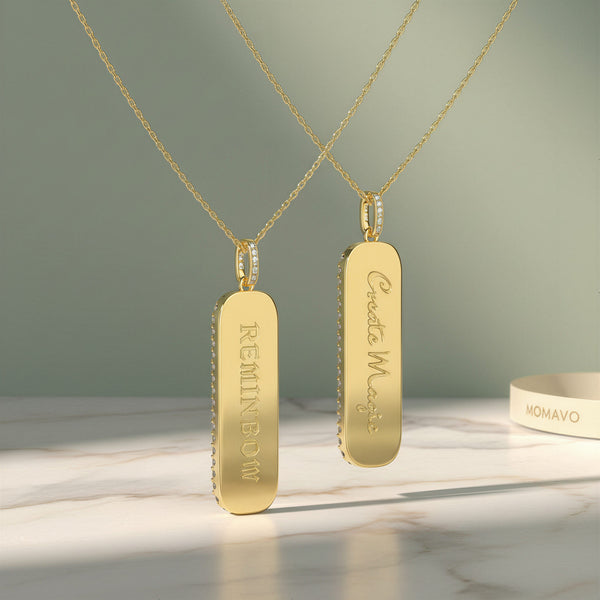 Elements Pendant Necklace | 18K Gold Plated