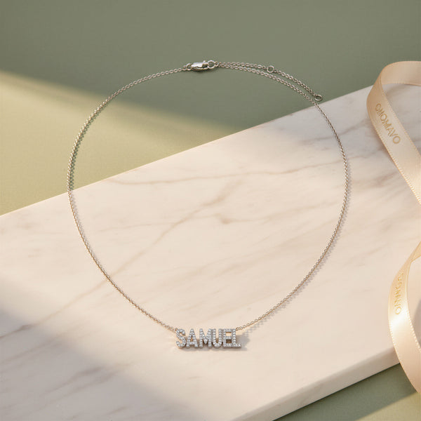 Signature Name Necklace | Silver