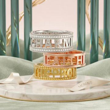 Signature Personalized Ring | 18K Gold Plated