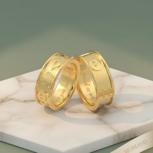 Classic CharmMark Lucky Ring | 18K Gold Plated