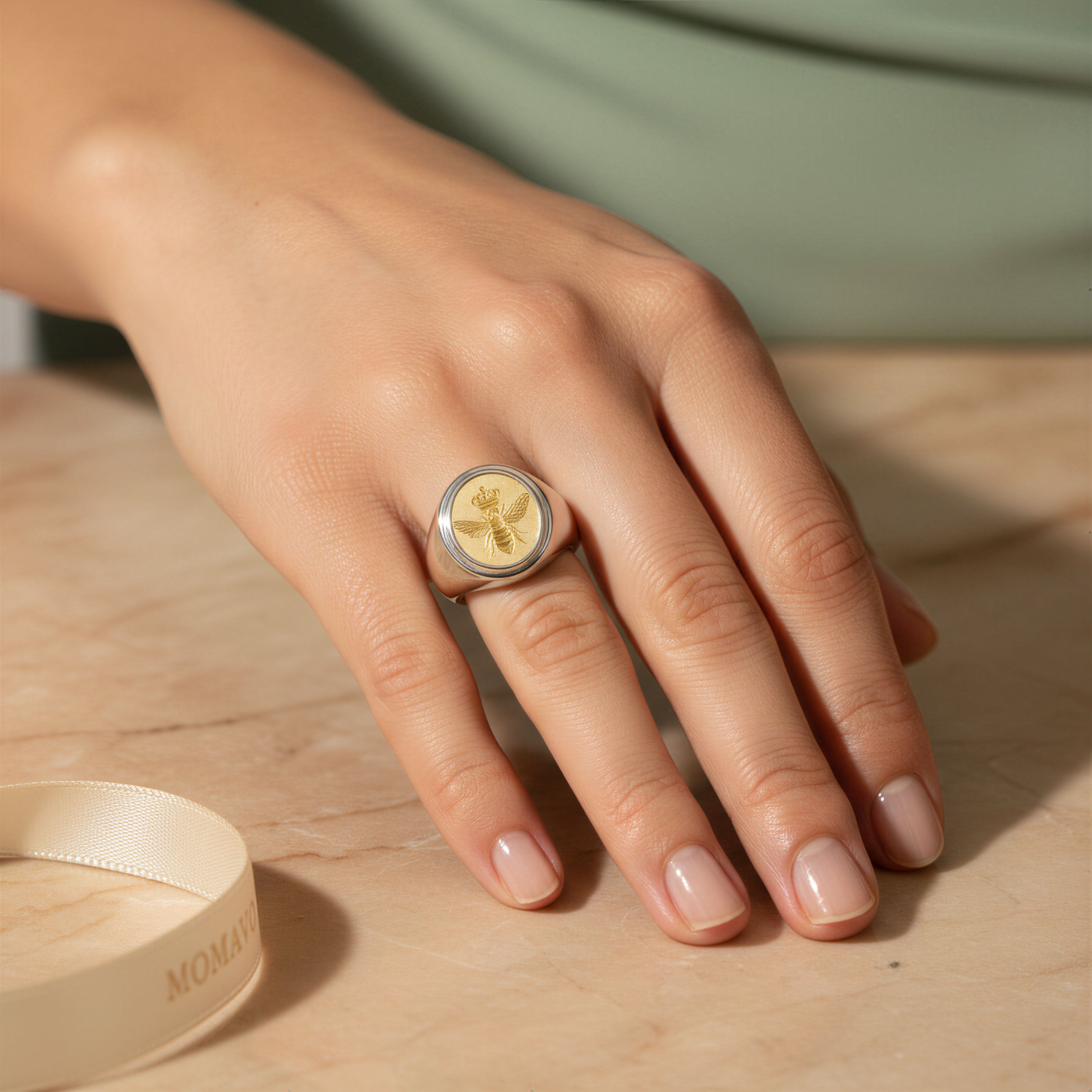 Coin Ring | 18K Gold Plated | Momavo – Momavo Jewelry