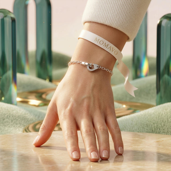 Pavé Loop Bracelet | 18K Gold Plated