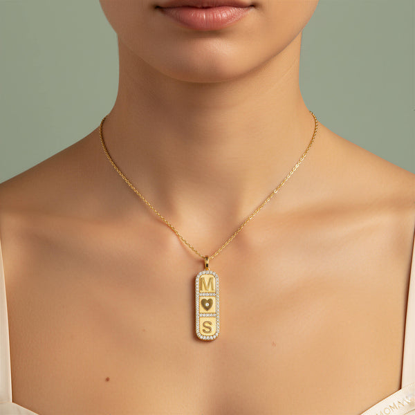 Elements Pendant Necklace | 18K Gold Plated