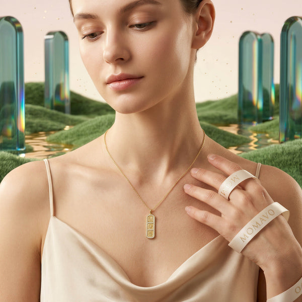 Elements Pendant Necklace | 18K Gold Plated