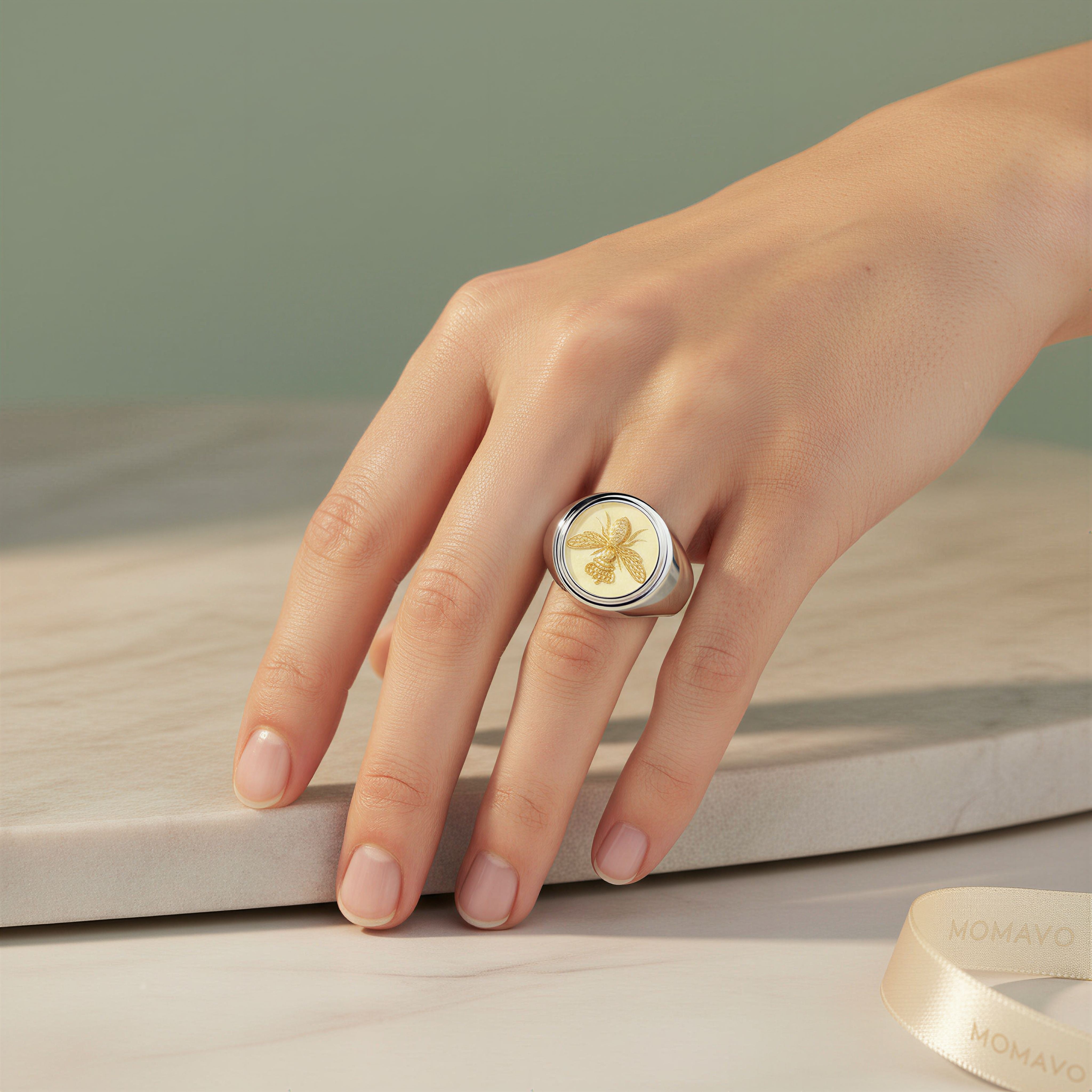 Coin Ring | 18K Gold Plated | Momavo – Momavo Jewelry
