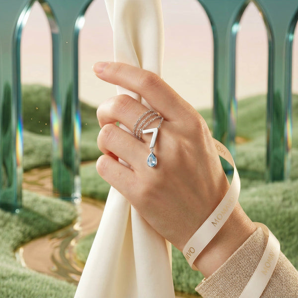Aquamarine Set Jewelry | 18K Gold Plated