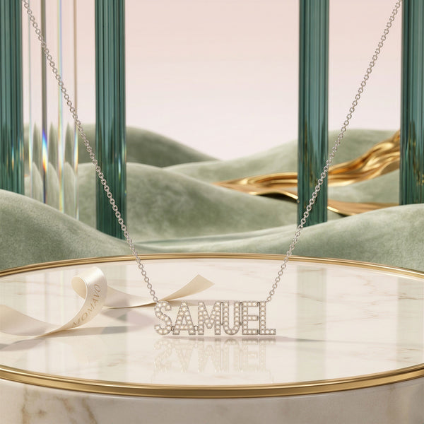 Signature Name Necklace | Silver