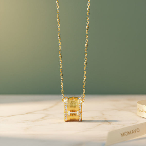 Lucky Turn Necklace | 18K Gold Plated