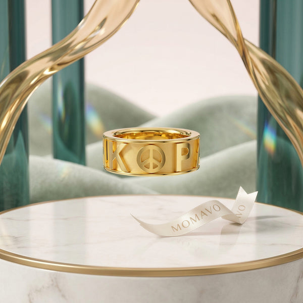 Classic CharmMark Lucky Ring | 18K Gold Plated