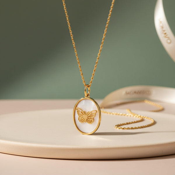 Papilio Whisper Locket | 18K Gold Plated