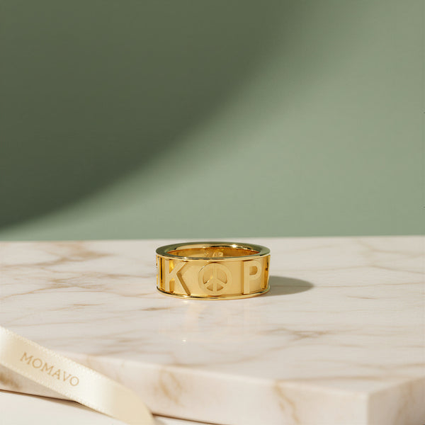 Classic CharmMark Lucky Ring | 18K Gold Plated
