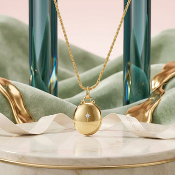 Luna Glow Whisper Locket | 18K Gold Plated