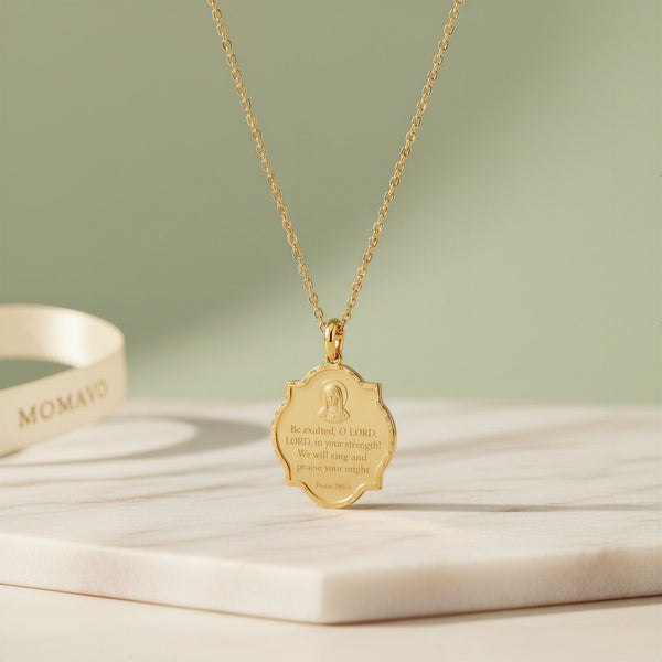 Gloria Relief Necklace | 18K Gold Plated