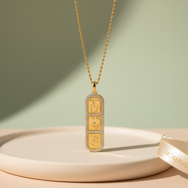 Elements Pendant Necklace | 18K Gold Plated