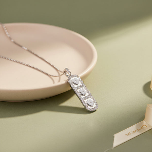 Personalized Elements Necklace | Silver
