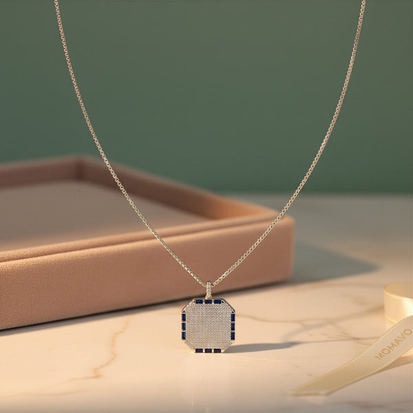 Halo Locket Necklace | 18K Gold Plated