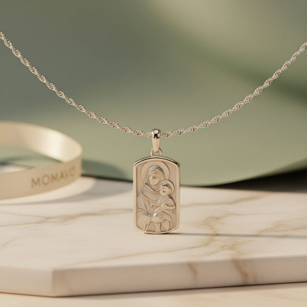 Sancta Icon Necklace | 18K Gold Plated
