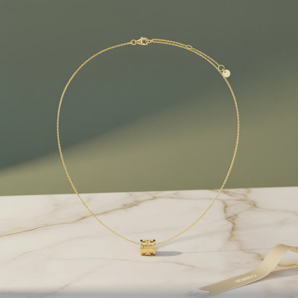 Lucky Turn Pendant Necklace | 18K Gold Plated