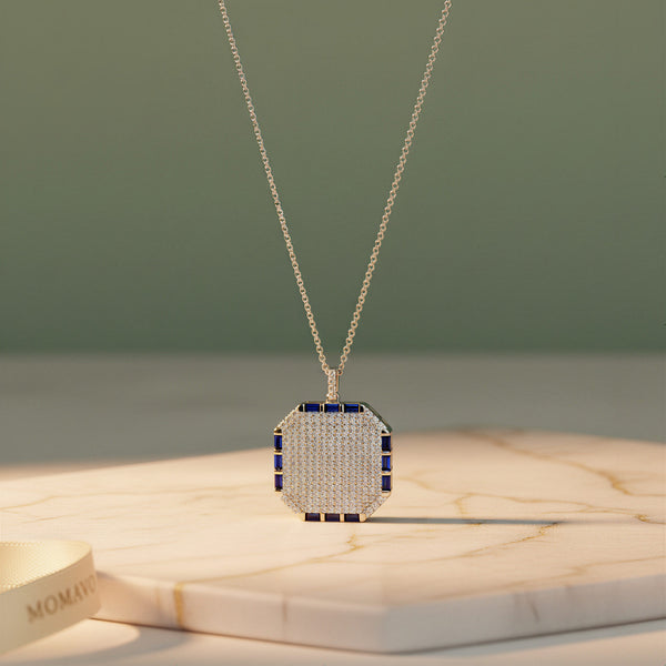 Halo Locket Necklace | 18K Gold Plated