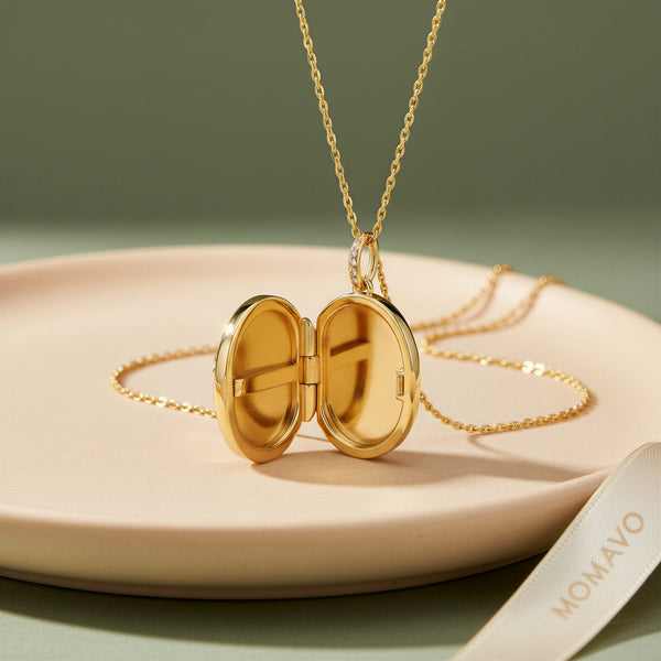 Papilio Whisper Locket | 18K Gold Plated