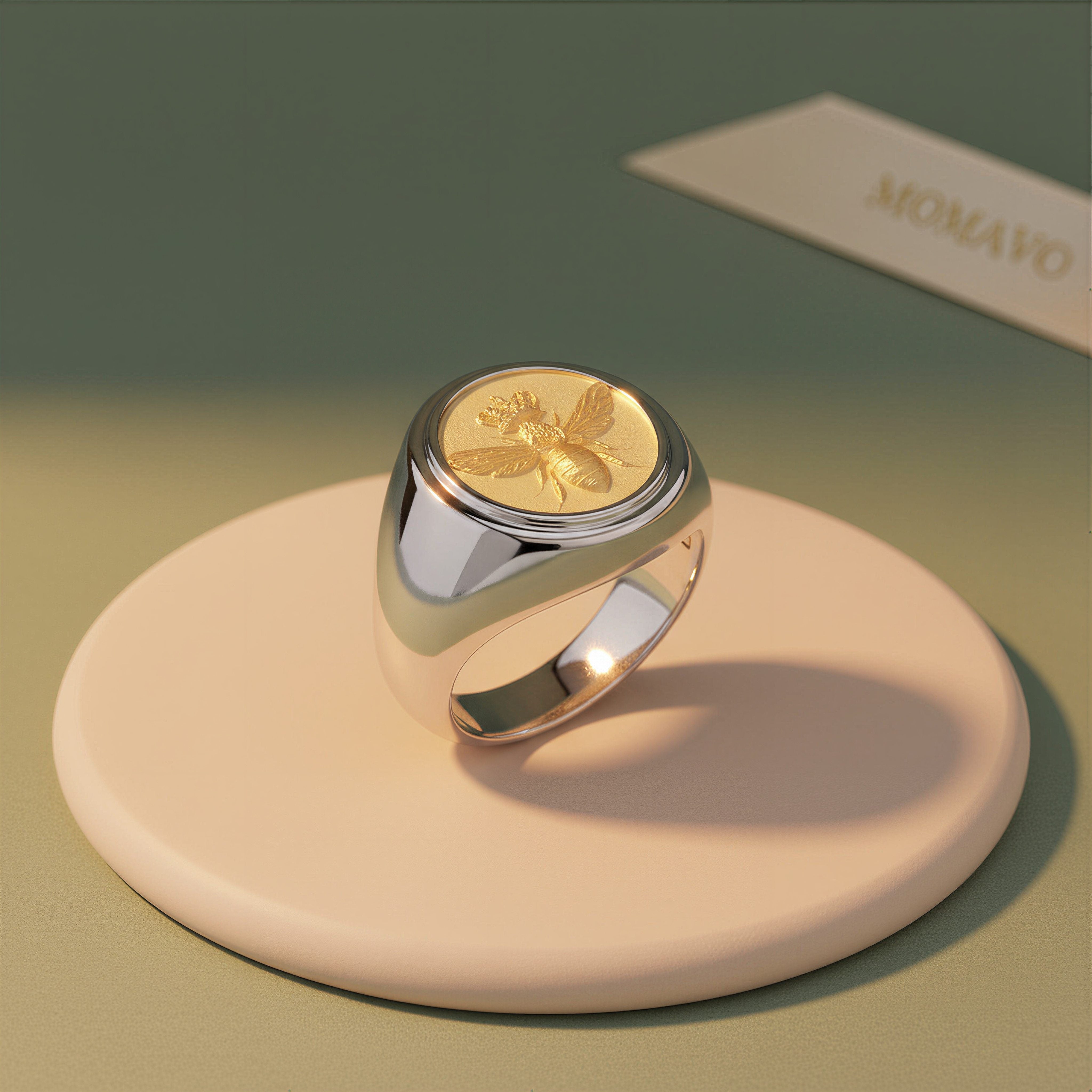 Coin Ring | 18K Gold Plated | Momavo – Momavo Jewelry