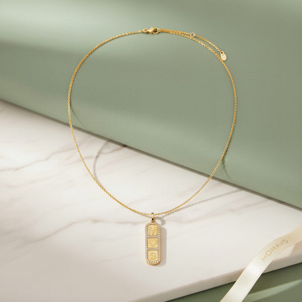 Elements Pendant Necklace | 18K Gold Plated