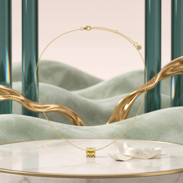 Lucky Turn Pendant Necklace | 18K Gold Plated