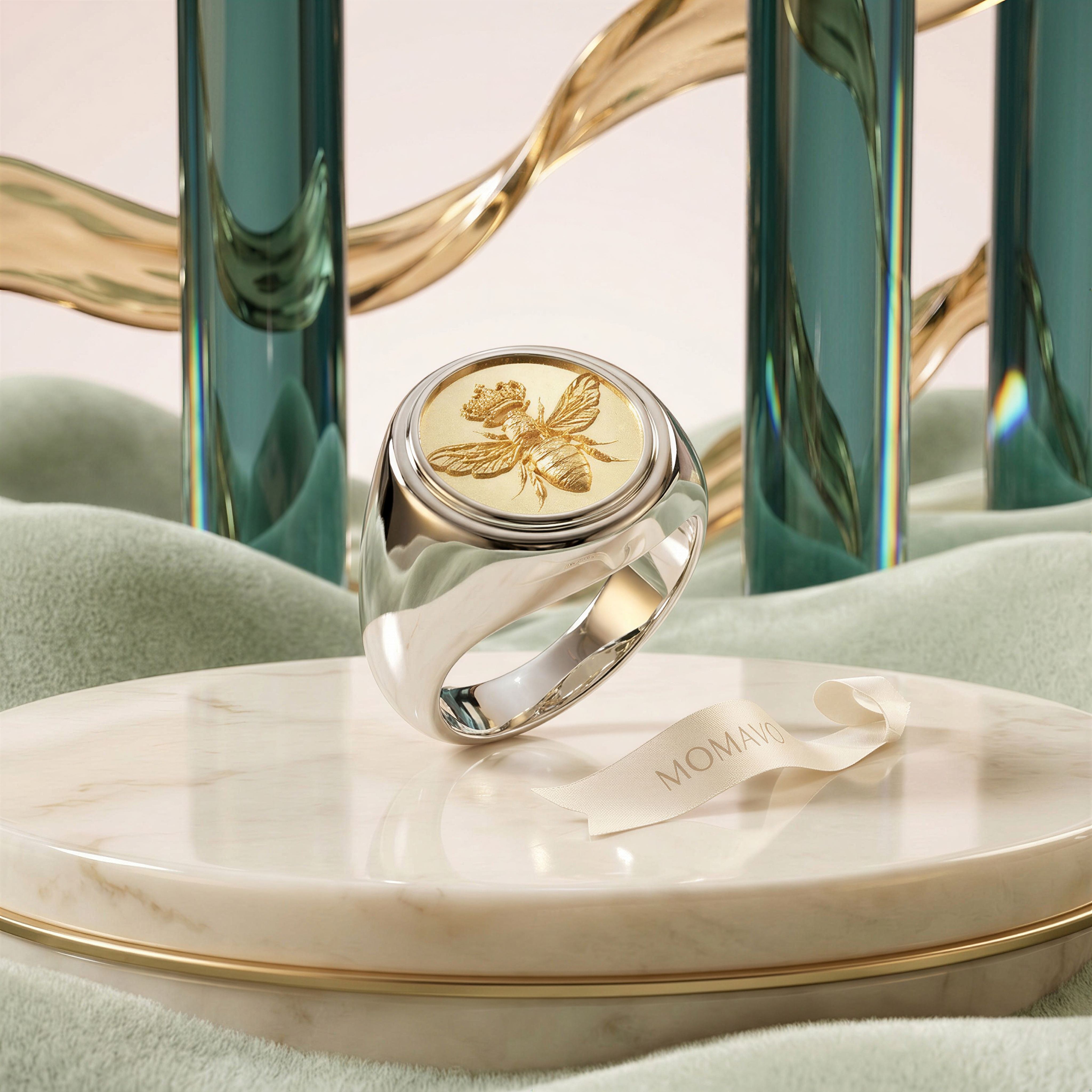 Coin Ring | 18K Gold Plated | Momavo – Momavo Jewelry