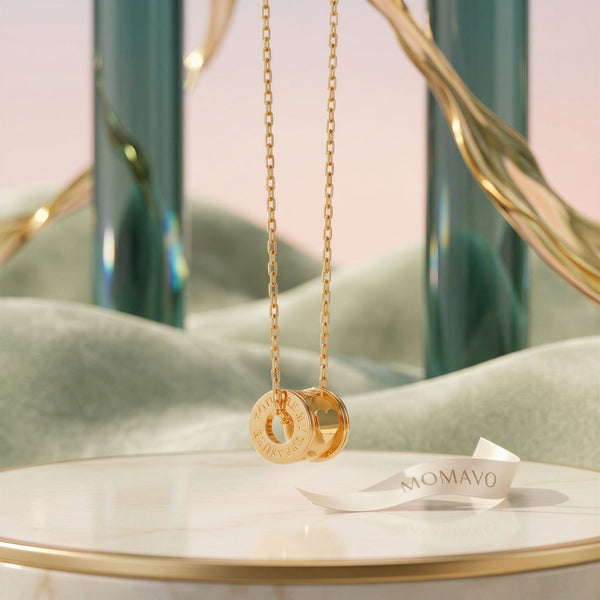Lucky Turn Pendant Necklace | 18K Gold Plated