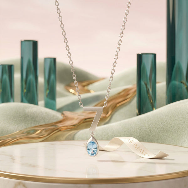 Aquamarine Set Jewelry | 18K Gold Plated